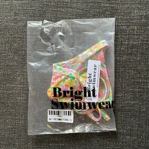 bright swimwear, bali top summer floral.